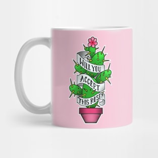 will you accept this rose parody Mug